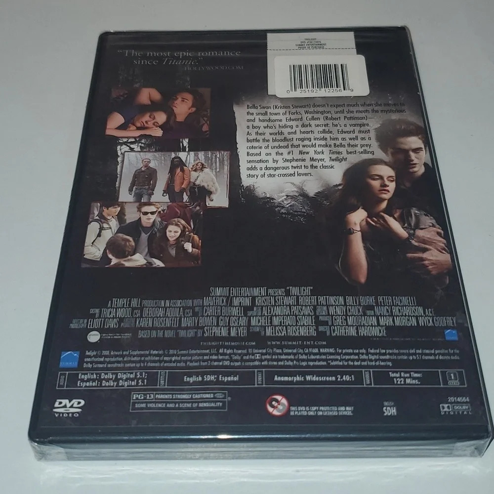 The Twilight Saga DVD Bundle Twilight, New Moon and Eclipse.  NWT Lot of 3 - Picture 7 of 7